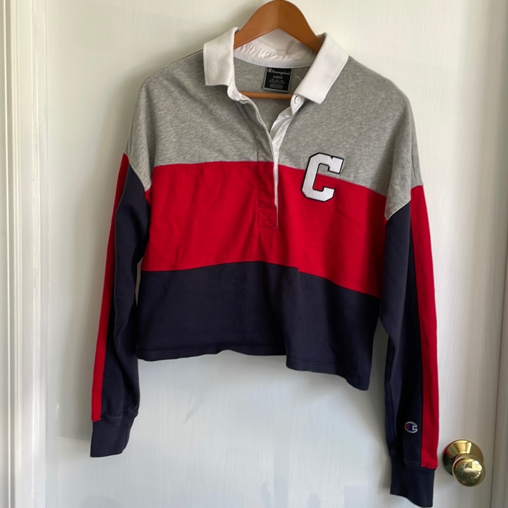 NWOT Champion Collared Crop Top